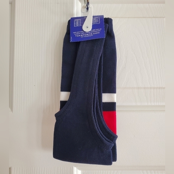 NWT TCK Baseball Stirrup Large Navy/red/white. - Picture 3 of 5